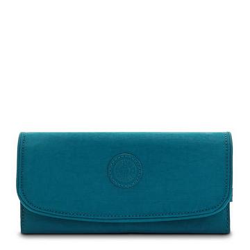 Kipling Money Land Snap Wallet Plånbok Turkos | SE 1021JP